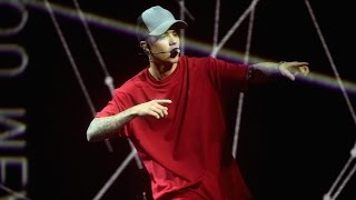 Justin Bieber quotRed Hotquot quotWhat Do You Meanquot MTV EMA 2015 Performance [upl. by Brine]