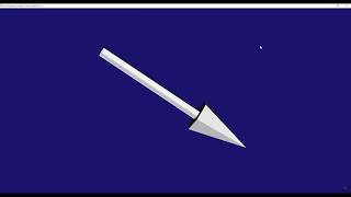 VTK  Simple Example Exectuion in C  VTK GeometricObject VTK Arrow [upl. by Hamal619]