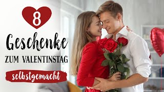 8 DIY Valentinstag Geschenke 2022💘🎁 Geschenke für den Freund selber machen [upl. by Auqinihs716]