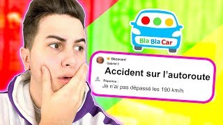 LES EXPÉRIENCES SUR BLABLACAR [upl. by Cynarra190]