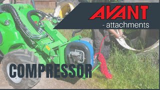 Avant attachments Compressor [upl. by Merfe]