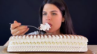 ICE CREAM CAKE  MUKBANG  ASMR  EATING SOUNDS [upl. by Elodea]