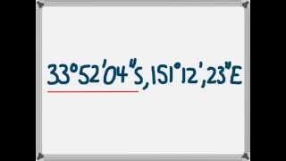 Minutes and Seconds in Latitude and Longitude [upl. by Hibben]