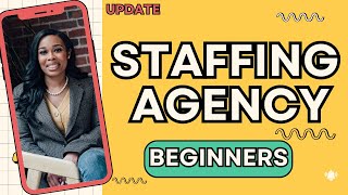 How to Start A Staffing Agency Step by Step Process Beginners with No Experience [upl. by Atnoed]