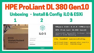 HPE DL380 Gen10 Unboxing  Prepare Server to Install in DATACENTER [upl. by Nylleoj476]