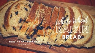 WHOLE WHEAT RAISIN BREAD  HEALTHY BUT DELICIOUS  The Crying Kitchen [upl. by Mikey]