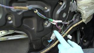 Honda How To CRV door handle and window motor repairs [upl. by Skiest937]