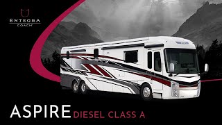 2025 Aspire Luxury Diesel Pusher  Full Product Walkthrough  Entegra Coach [upl. by Moia]