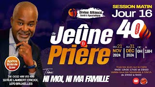 40 JOUR DE JEÛNE ET PRIÈRE JOUR 16 SESSION MATIN  DU 06 DÉCEMBRE 2024  BOLAVIE IZAW APÔTRE [upl. by Retrak]