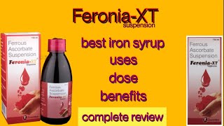 Feronia  xt Syrup for iron  side effects uses  complete review [upl. by Matthieu]