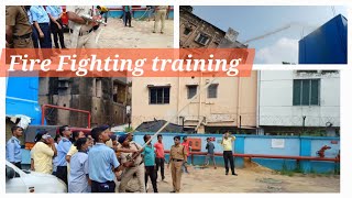 Fire Fighting training by help of West Bengal government fire dipartrment [upl. by Meeharbi418]