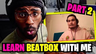 Kindo Teaching me Beatbox learn Beatbox with me Ep2 [upl. by Magill]