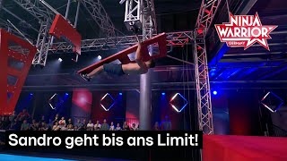 Sandro Scheibler buzzert sich als 3 Ninja ins Finale  Ninja Warrior Germany 2023 [upl. by Chryste557]