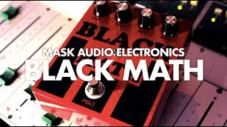 Mask Audio Electronics Black Math  Demo  NoiseGenerator [upl. by Anerres833]