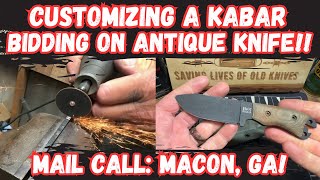 Customizing a Kabar  Unboxing from Macon GA [upl. by Pavyer]