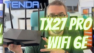 ROUTEUR WIFI 6E  Triple bande  TENDA TX27 PRO  Alors cest rapide [upl. by Cooperstein]