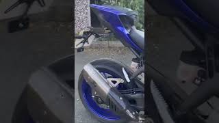 2022 YAMAHA YZF R7 AKRAPOVIČ Exhaust System Sound Pure Sound Exhaust Revs FlyBy [upl. by Onitsoga]