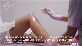 Intimo Warm Wax body waxing Tutorial [upl. by Camarata537]