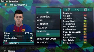 COMO CREAR TU PROPIO JUGADOR EN PES 2018 PARA EMULADOR PPPSSPP [upl. by Kata868]