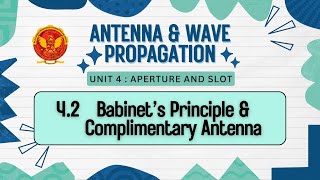 42 Babinet’s Principle amp Complimentary Antenna  EC602 [upl. by Anaigroeg263]