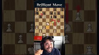 Mind blowing brilliant chess move chess learnchesstactics chessstrategies chesstactics [upl. by Maison]