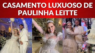 Casamento da ex BBB Paulinha Leitte com um gringo [upl. by Ardnuasak3]