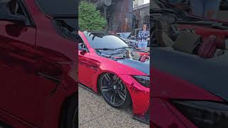 Metallic Red Big Turbo BMW at Cars And Coffee carsandcoffee bmw turbo fyp coolcar redcar [upl. by Derna]