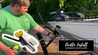 Installing a Drotto Latch System on my Boat [upl. by Idnyc186]