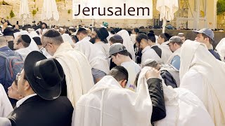 PRIESTLY BLESSING WESTERN WALL JERUSALEM [upl. by Yenahc]