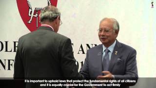 Najib Razak  The Middle Temple Annual Conference 2013 [upl. by Christis178]