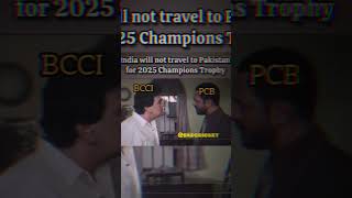 BCCI Vs PCB Fight For Champions Tropy 2025 pcbvsbcci Pakistan [upl. by Ellevehc]