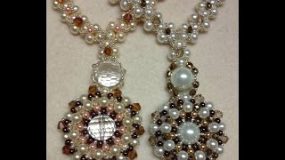 Pearl Wheel Necklace Tutorial [upl. by Claire]