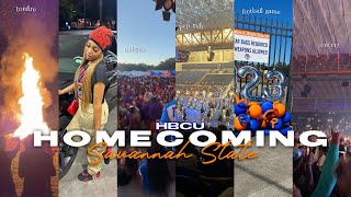 HBCU VLOG  SAVANNAH STATE UNIVERSITY HOMECOMING WEEK 2023 ♡  concert pep rally tailgate  more [upl. by Rol327]