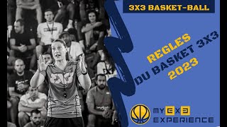 Les règles du basket 3x3  Version 2023 [upl. by Enelra]