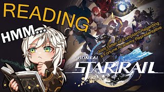 Reading Honkai Star Rail  Joint Letter of Complaint Regarding a Fortune Academy Representative [upl. by Sarene902]