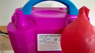 Deflating colourful balloons with balloon machine [upl. by Loux]