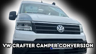 VW CRAFTER PREMIUM CAMPER CONVERSION [upl. by Nus462]