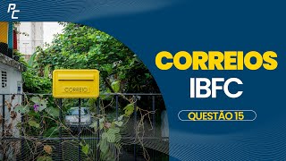 CORREIOS IBFC Questão 15 [upl. by Nahta892]