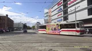 Новые трамваи в Нижнем Новгороде  New Trams in Nizhny Novgorod 2016 [upl. by Matty163]