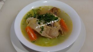 CALDO DE POLLO como hacer caldo de pollo receta de caldo de pollo [upl. by Meadow40]