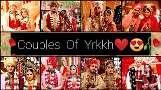 Yrkkh❤All Couples😍in wedding look💗loveweddinglookcouplesyrkkh [upl. by Edmonds]