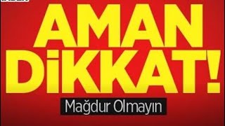 ENGELLİ RAPORU AMAN DİKKAT [upl. by Illib744]