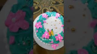 Floral Cakeamp daber pudding😍।।pageIbraSumu BakeRsviralvideo pudding daberpudding cakedesing [upl. by Nodlehs]