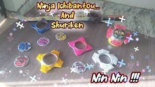 Shuriken Sentai Nininger  Ninja Ichibantou and Shuriken review  SS AND PR arty zone [upl. by Gadmann]