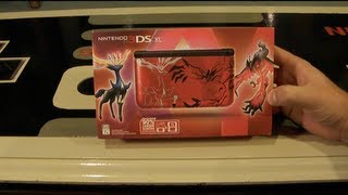 Pokemon 3DS XL Unboxing  Xerneas  Yveltal Red Edition [upl. by Arluene]