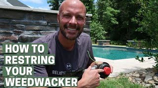 How to Restring a Craftsman Weedwacker [upl. by Karia]