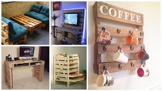 150 Awesome DIY Pallet Furniture and deco Ideas [upl. by Levona]