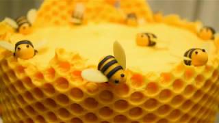 Honeycomb Bee Cake [upl. by Rus]