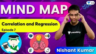 Correlation and Regression  Mind Map Revision  E7  Maths  Nishant Kumar  CA Foundation Pro [upl. by Conard480]