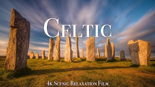 Celtic 4K  Irish amp Scottish Landscapes With Celtic Music [upl. by Ahsaetal934]